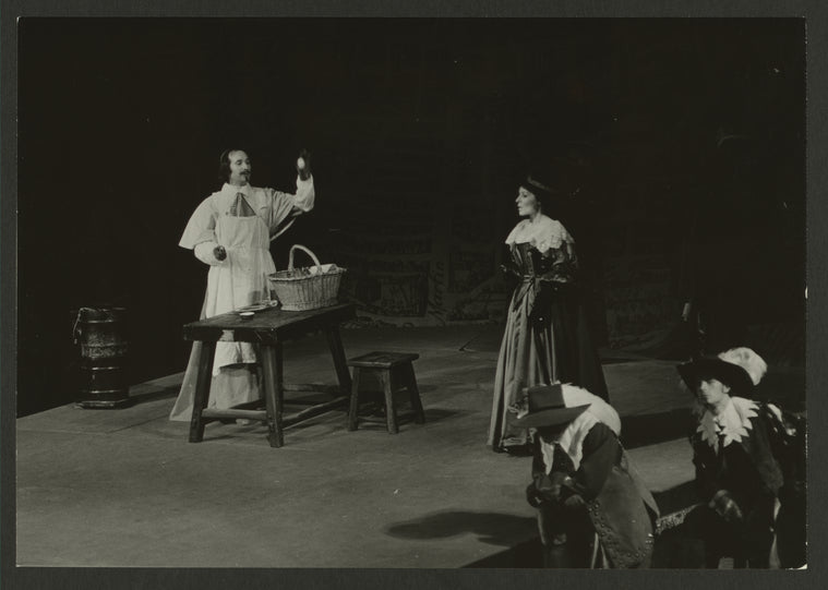 Scene from the stage production The Three Musketeers