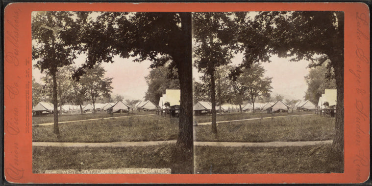 West Point, cadets' summer quarters.