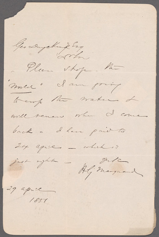 Marquand, Henry Gurdon (1819-1902)