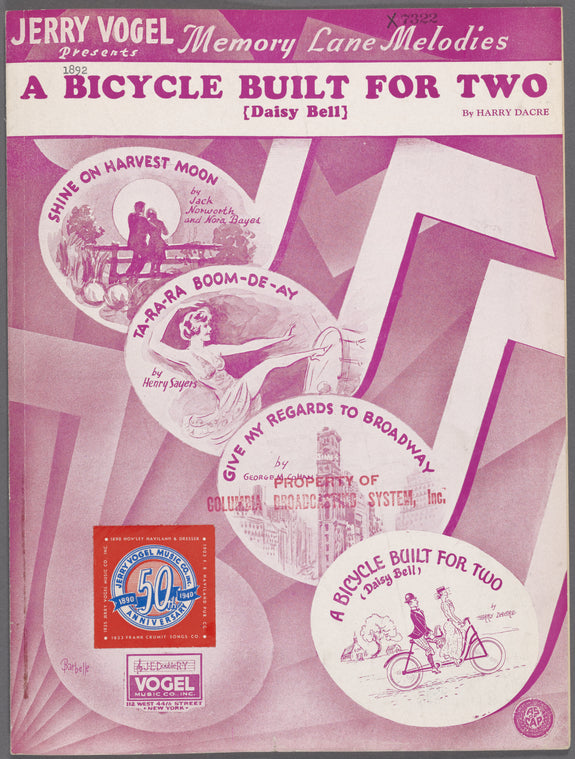 A bicycle built for two (Daisy Bell)