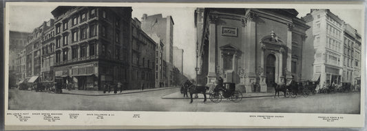 No. 392-No. 394 -  Singer Sewing Machines - Landay Bros., talking machines - Brick Presbyterian church - No. 414 Franklin Simon & Co
