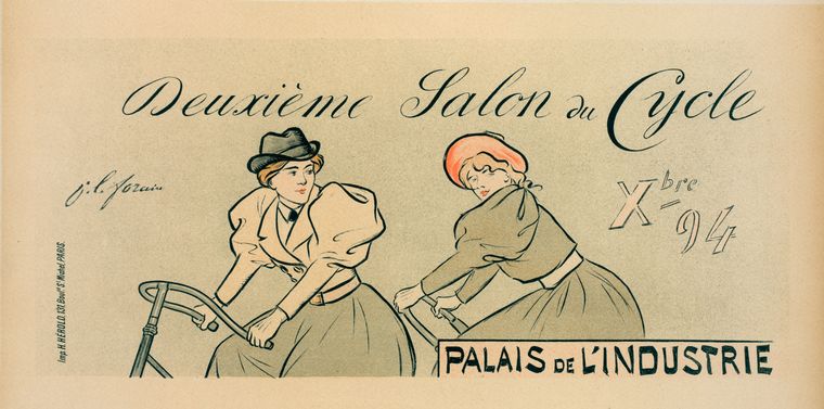 Affiche pour le "Salon du Cycle".