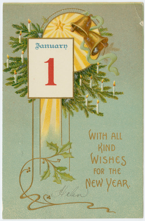 With all kind wishes for the New Year.