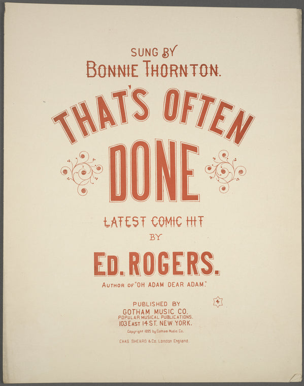 That's often done