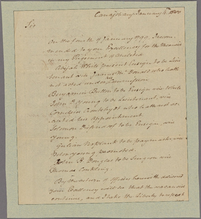 Letter to [Gov. John Jay.]