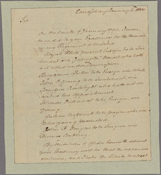Letter to [Gov. John Jay.]