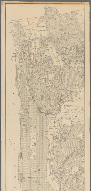 Hammond's complete map of New York City