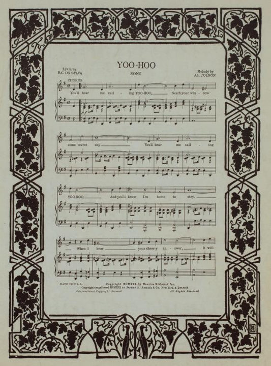 Doing the Eddie Cantor : song