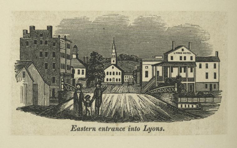 Eastern entrance into Lyons.