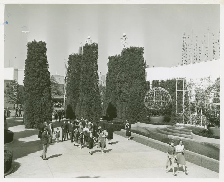 American Telephone & Telegraph Exhibit - Building - Garden