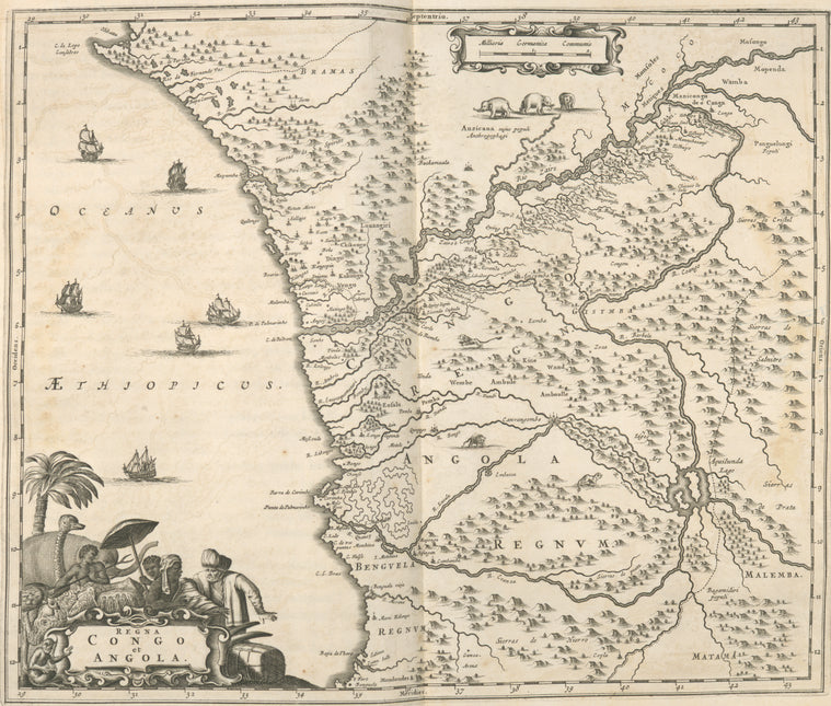 Regna Congo et Angola.