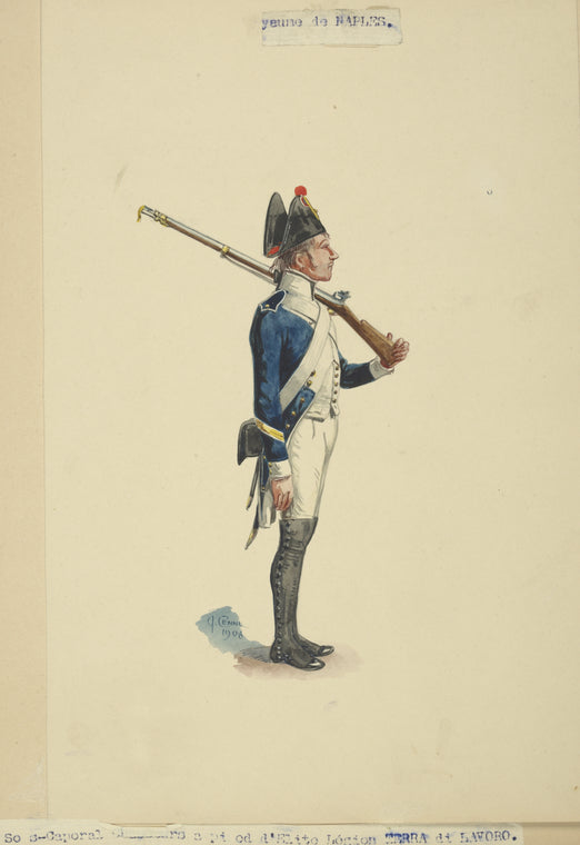 Italy. Kingdom of the Two Sicilies, 1806-1808