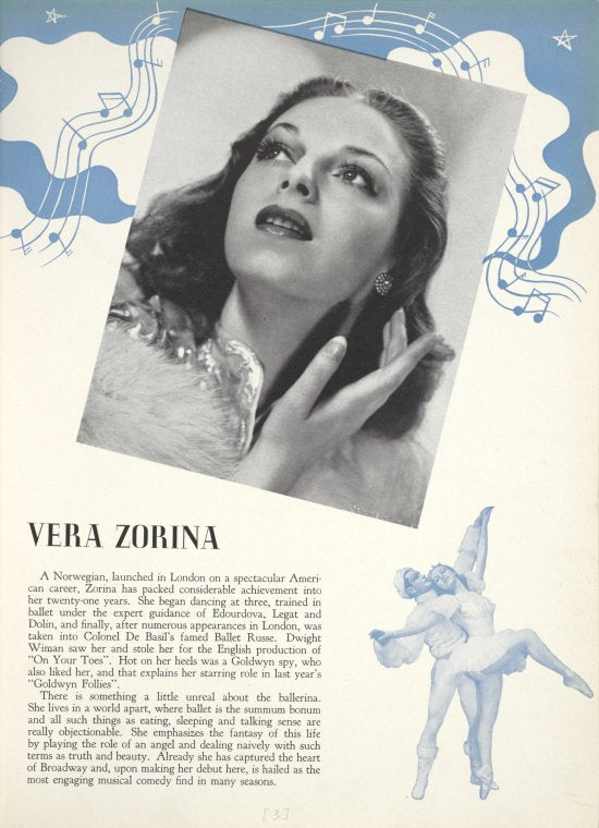 Souvenir program for I Married an Angel