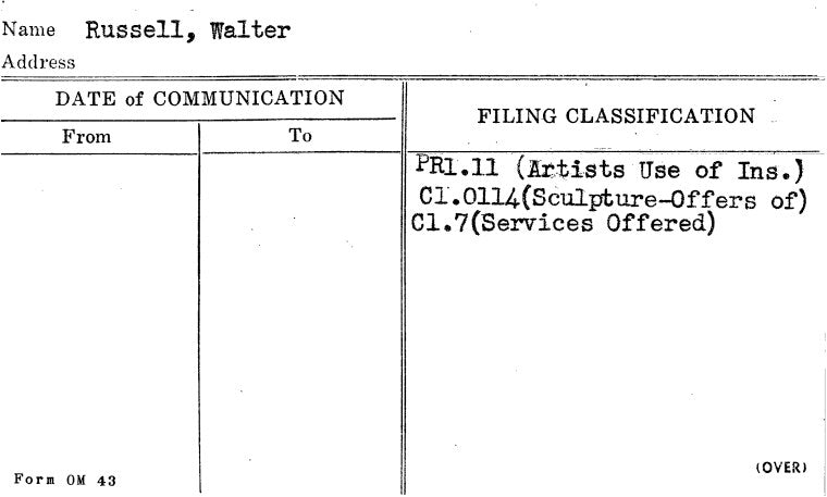 Russell, Walter