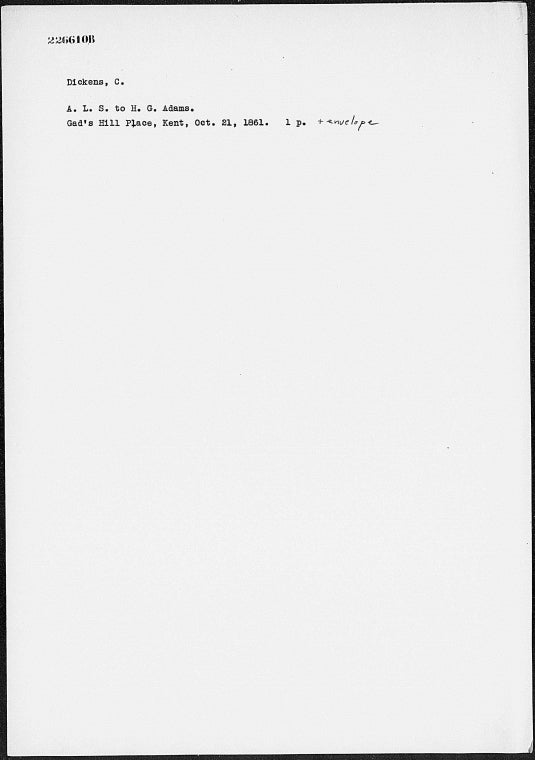 Adams, H. G. ALS to