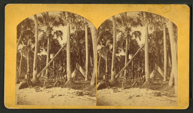 Hunters camp on Indian River.