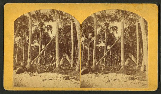 Hunters camp on Indian River.