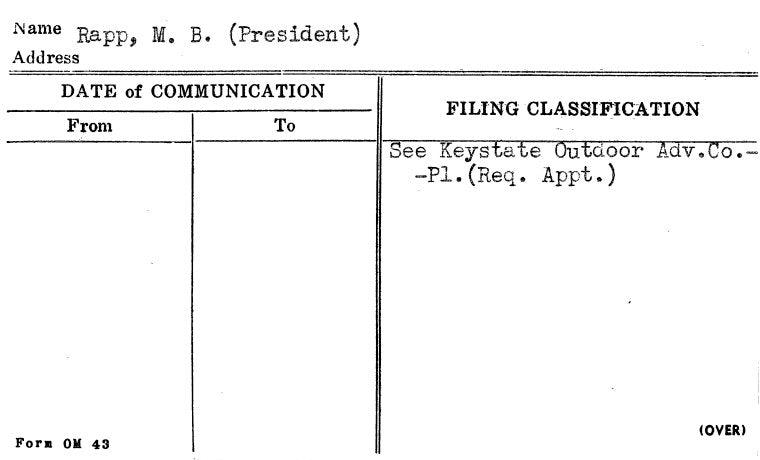 Rapp, M.B. (President)