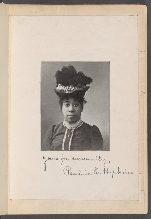Portrait of Pauline E. Hopkins: a romance illustrative of Negro life North and South