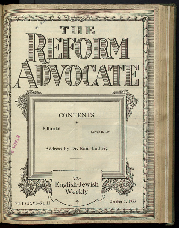 The Reform advocate
