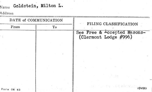 Goldstein, Milton L.