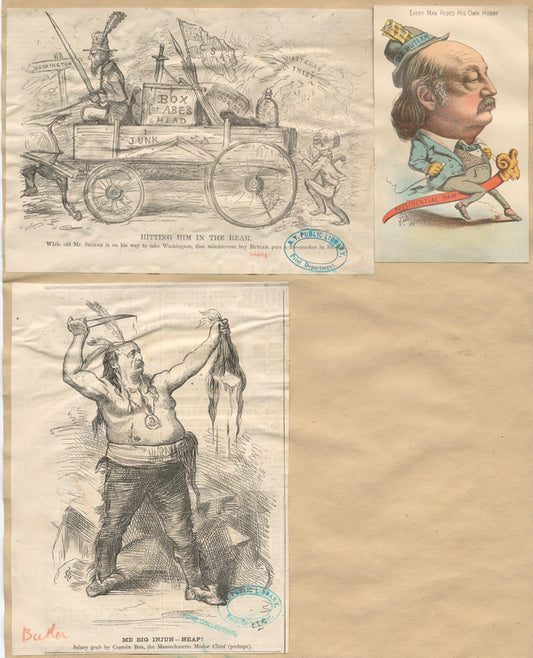 'Hitting him in the rear' ; Every man rides his own hobby' ; Me big injun - heap'