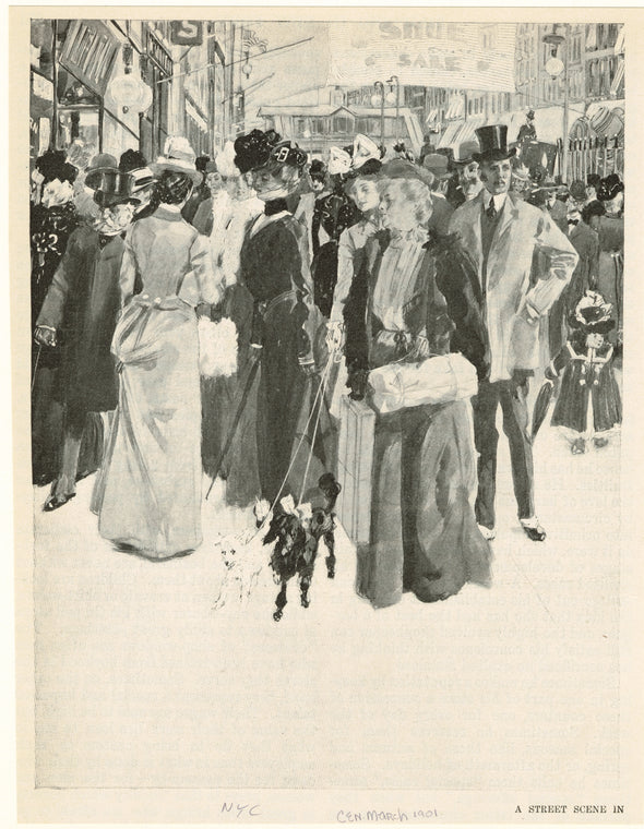 A street scene in