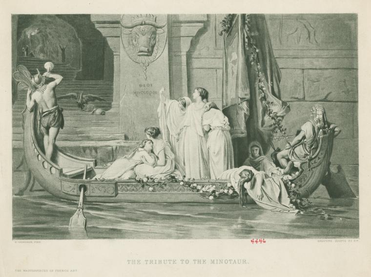 The tribute to the minotaur