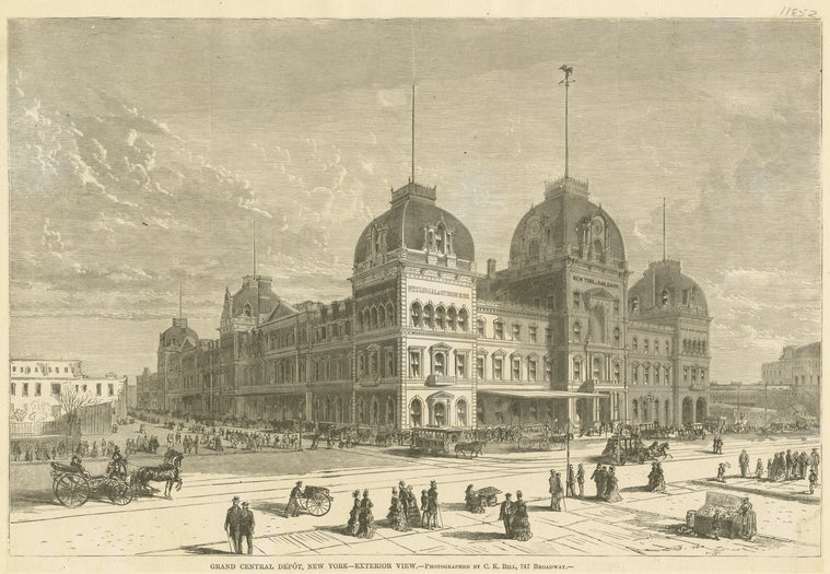Grand Central Depot, New York, interior view