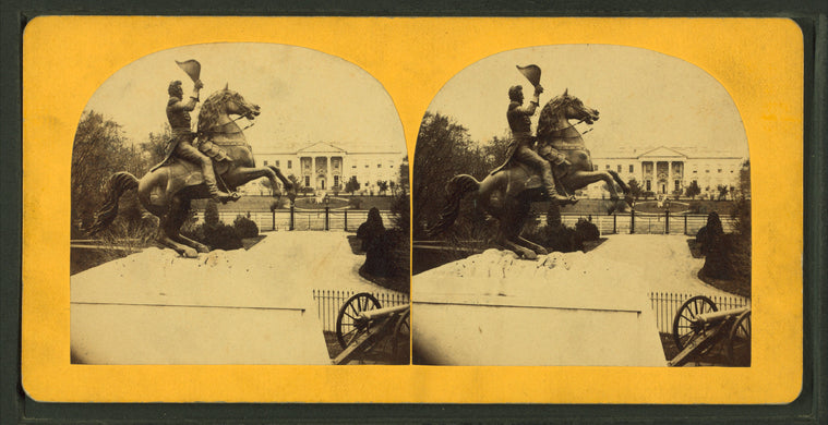 The Colossal Bronze Equestrian Statue of Gen. Andrew Jackson.