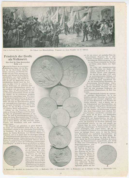 "Frederick der Große," Illustritrte Zeitung, Nr. 3577. 138 Bd. Leipzig 18, Januar 1912.