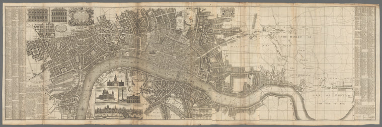 London surveyed or a new map of the cities of London and Westminster and the borough of Southwark...
