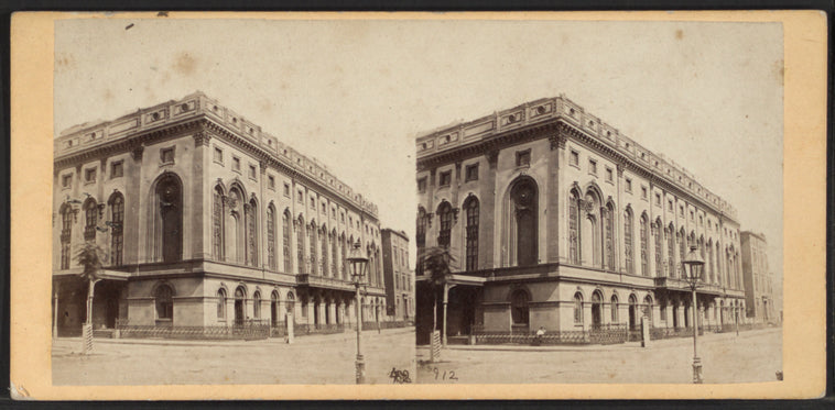 New York Academy of Music, corner 14th Street and Irving Place.