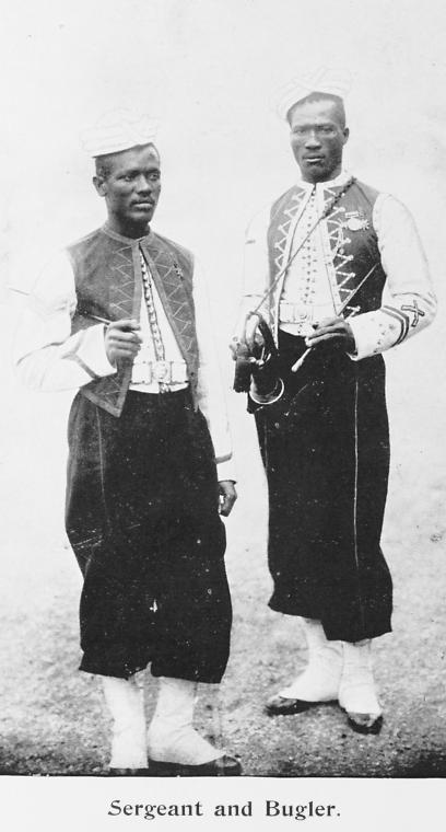 Sergeant and Bugler.