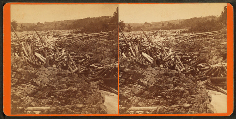 7000000 logs. Carritunk [Caratunk] Falls, Solon, Maine.