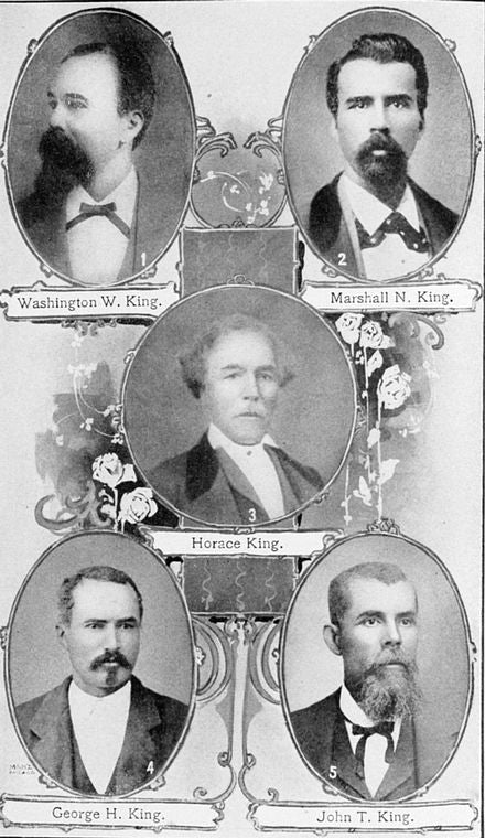 Horace King & Sons, bridge builders and contractors, Atlanta, Ga.; Washington W. King; Marshall N.King; Horace King; George H. King; John T. King.