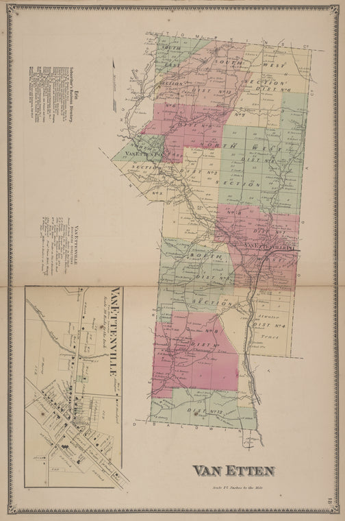 Erin Subscriber's Business Directory; Van Ettenville [Township]; Van Ettenville [Village]