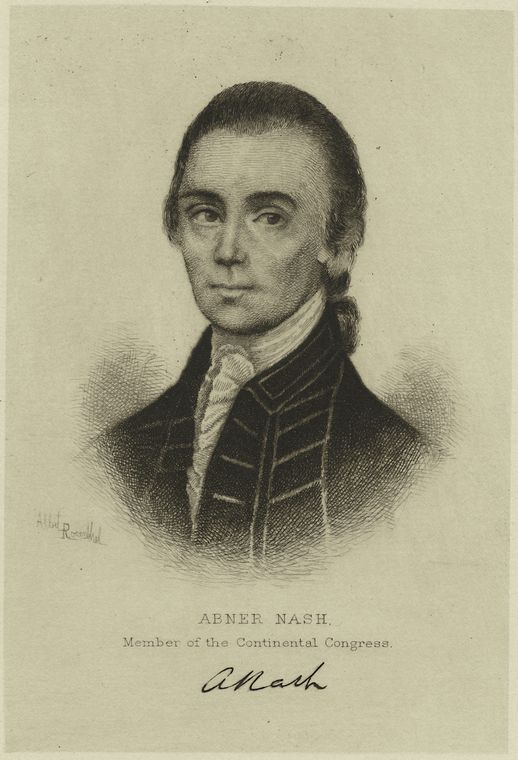 Abner Nash member of the Continental Congress