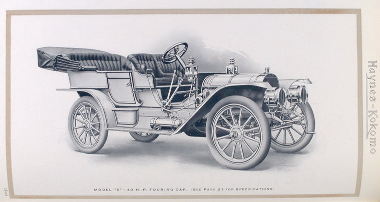Model "X" - 40 h.p. Touring car.