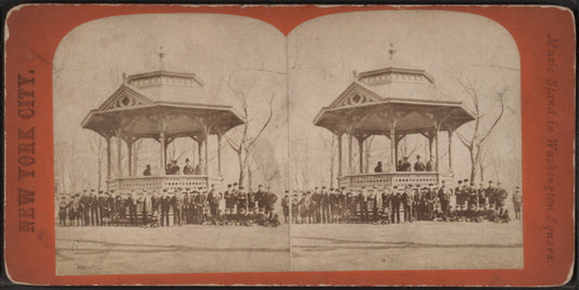 Music Stand in Washington Square.