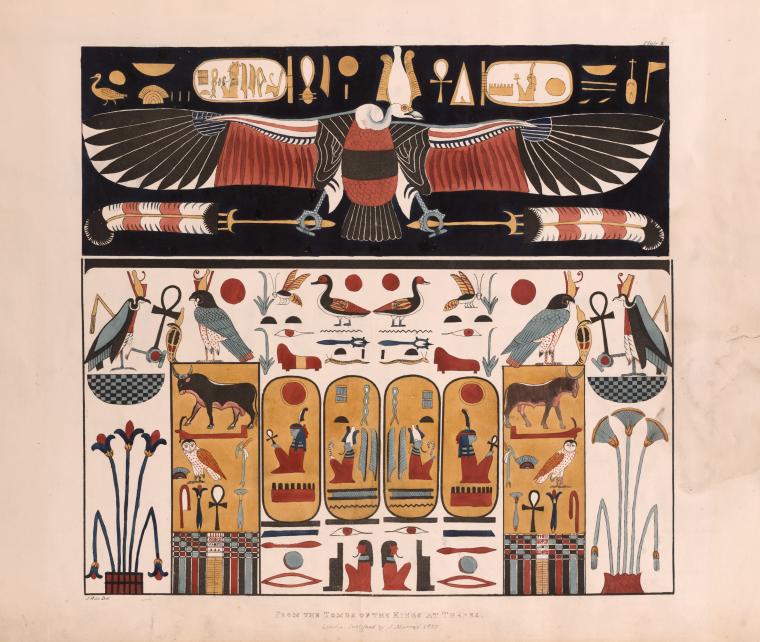 From the tombs of the kings at Thebes.