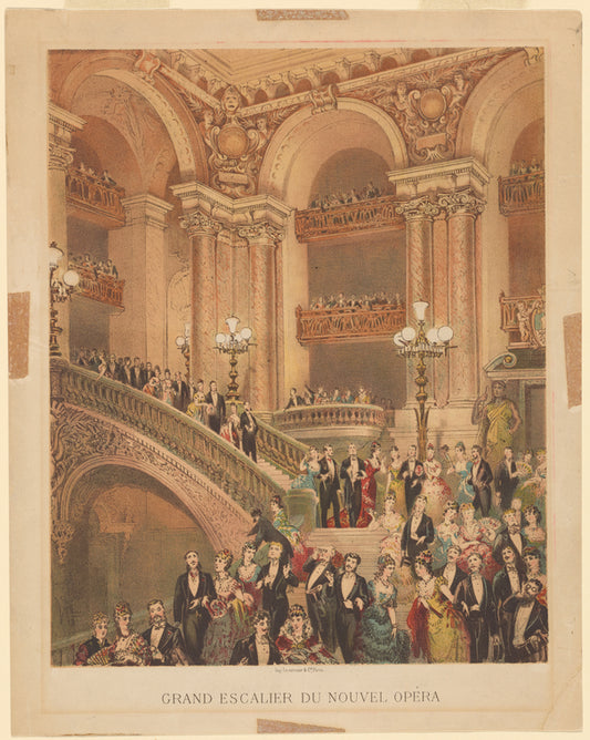 Grand escalier du nouvel opéra.