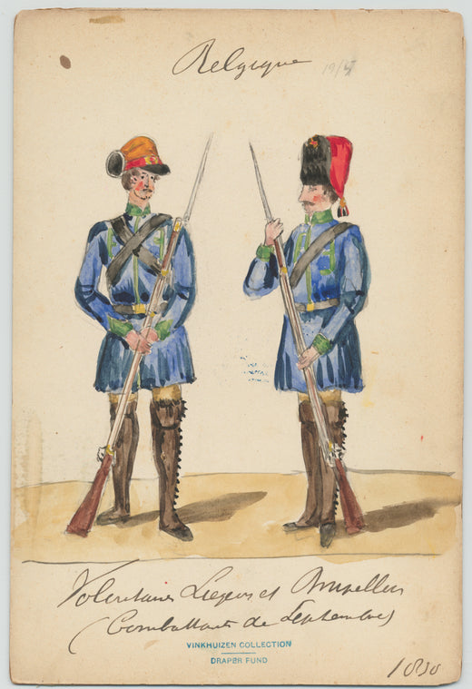 Belgique. Volontaires Liégeois et Bruxellois (Combattants de Septembre)