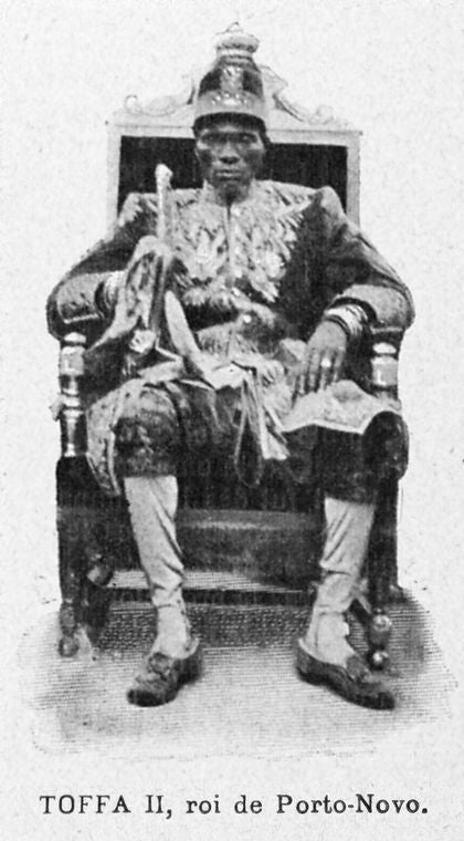 Toffa II, roi de Porto-Novo.