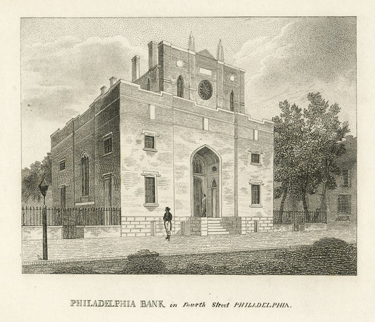 Philadelphia Bank in Fourth Street Philadelphia.