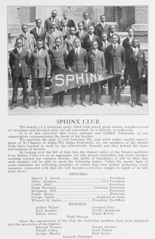 Sphinx Club.