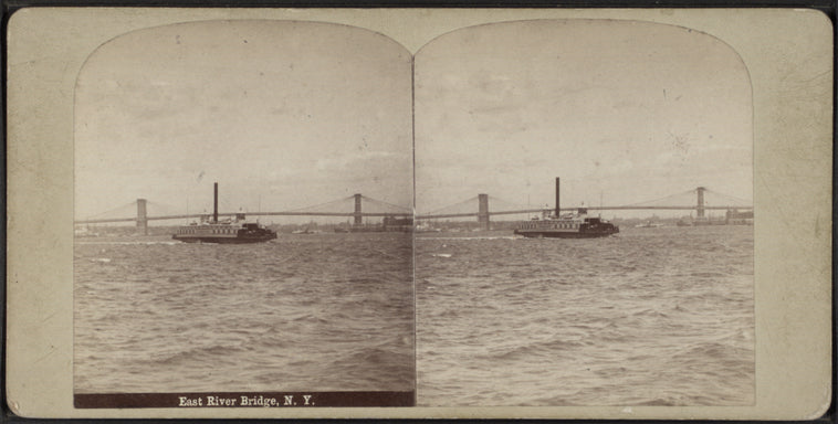 East River bridge, N.Y.