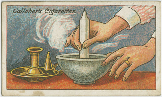 How to fit a large candle.