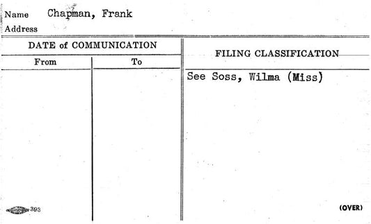 Chapman, Frank