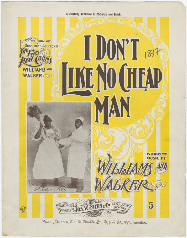 I don't like no cheap man